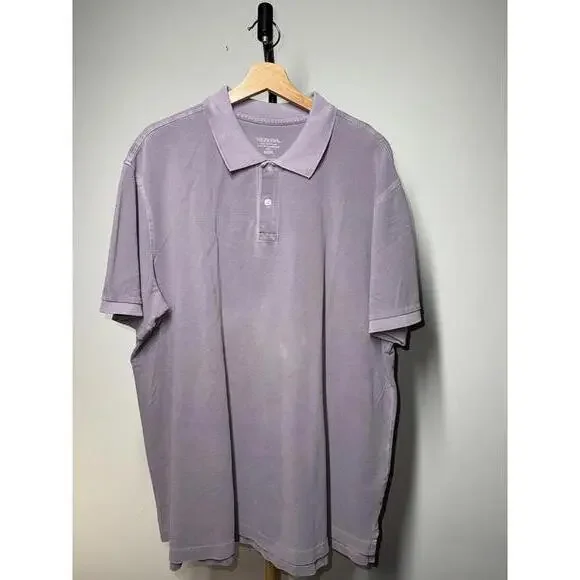 Men's Merona Polo Shirt XL Lavender - Picture 2 of 4